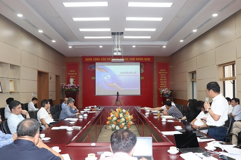 Hội nghị chuyển đổi số của Viện Khoa học Thủy lợi Việt Nam giai đoạn 2022 - 2025