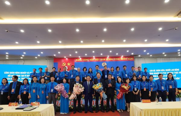 Đại hội Công đoàn Nông nghiệp và Phát triển nông thôn Việt Nam lần thứ VI, nhiệm kỳ 2023-2028 thành công tốt đẹp