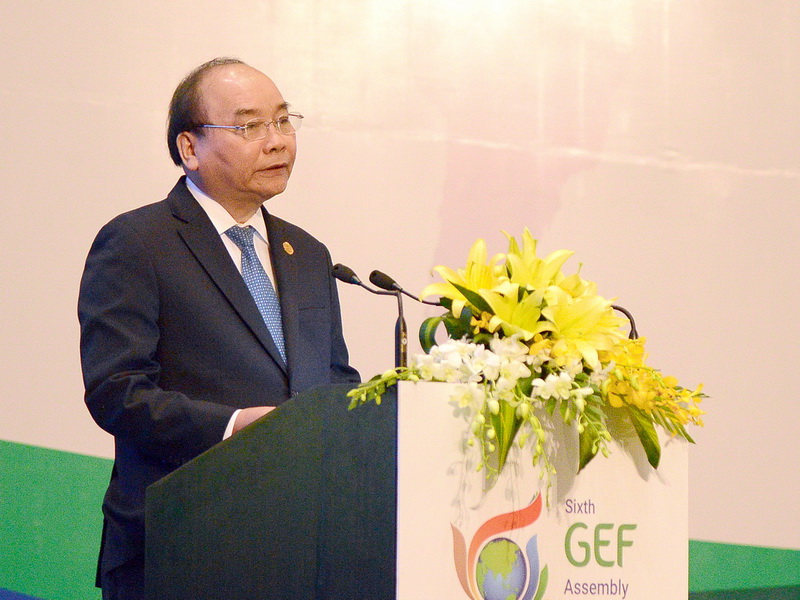 Thủ tướng Nguyễn Xuân Phúc: Việt Nam luôn sẵn sàng đồng hành cùng GEF vì sự phát triển bền vững