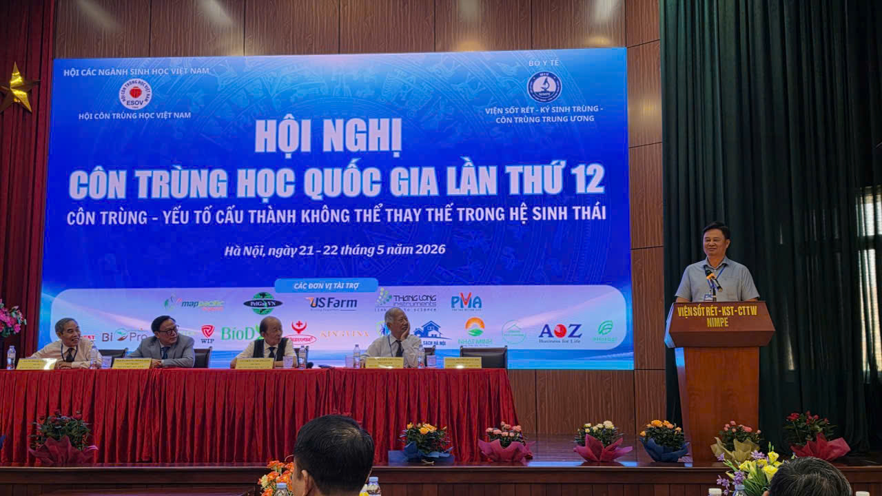 Viện Sinh thái và Bảo vệ công trình tham dự Hội nghị Côn trùng học Quốc gia lần thứ 12